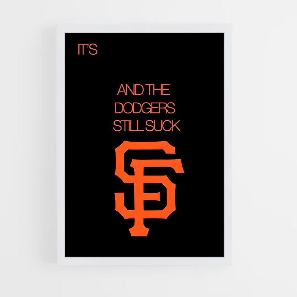 Poster Giants à San Francisco – affiche Baseball (vue 3)